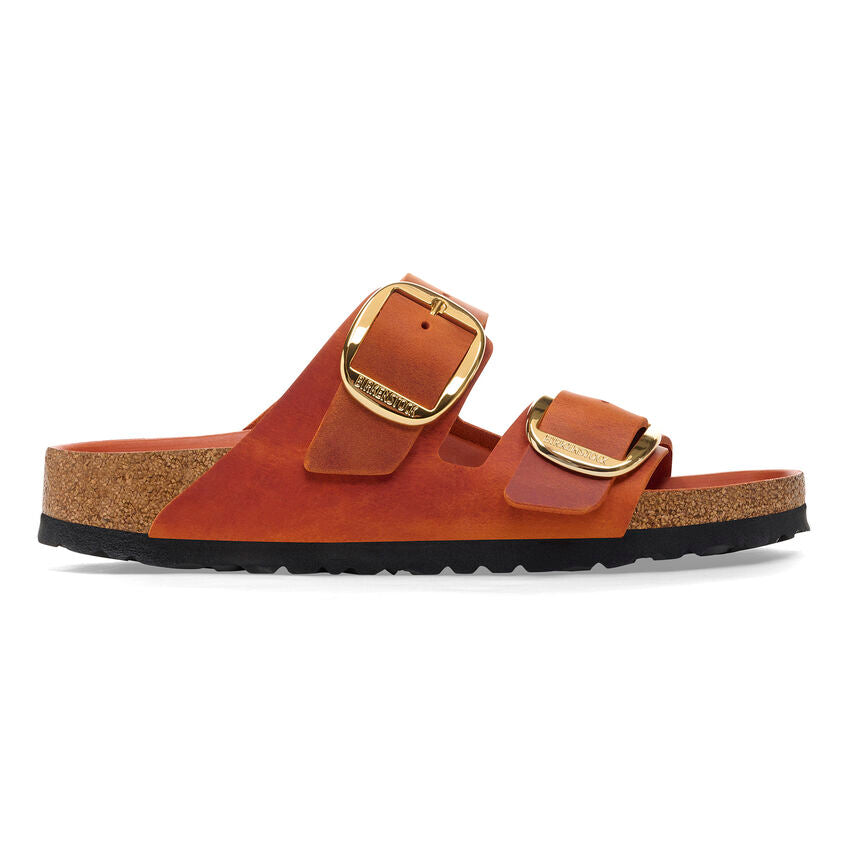 Birkenstock ARIZONA BIG BUCKLE 1026661 Burnt Orange | Cuir Largeur Étroite - Boutique du Cordonnier