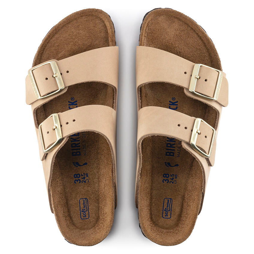 Birkenstock ARIZONA SOFT 1019013 Sandcastle | Nubuck Largeur Régulière - Boutique du Cordonnier