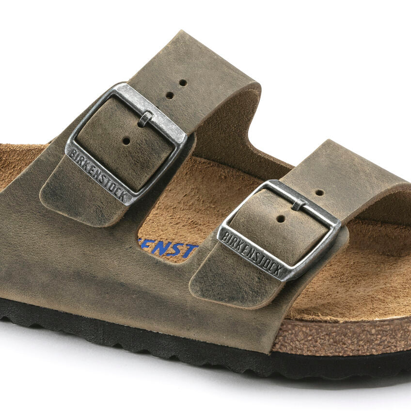 Birkenstock ARIZONA SOFT 1019313 Faded Khaki | Cuir Largeur Régulière - Boutique du Cordonnier