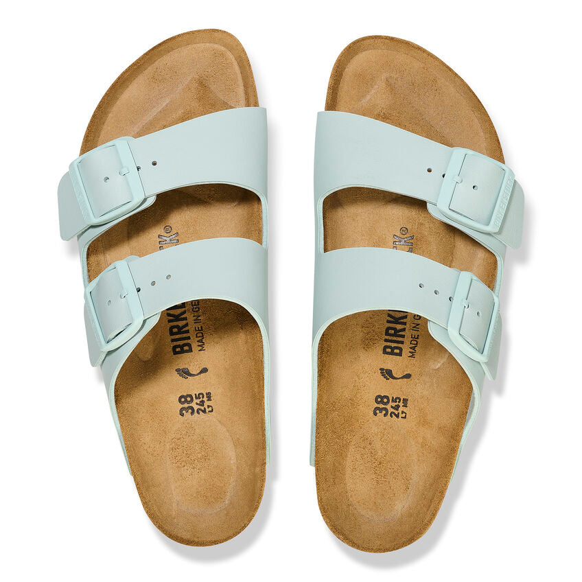 Birkenstock ARIZONA 1026996 Surf Green | Birko-Flor Largeur Étroite - Boutique du Cordonnier