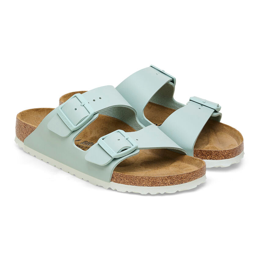 Birkenstock ARIZONA 1026996 Surf Green | Birko-Flor Largeur Étroite - Boutique du Cordonnier