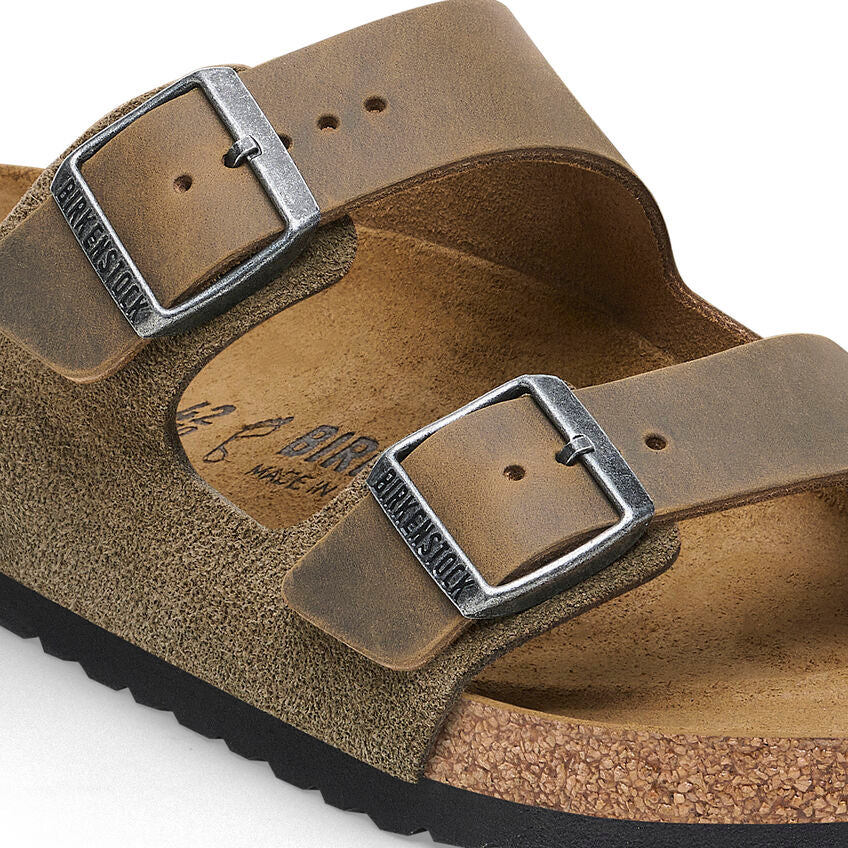 Birkenstock ARIZONA 1028151 Thyme | Suède/Cuir Largeur Régulière - Boutique du Cordonnier