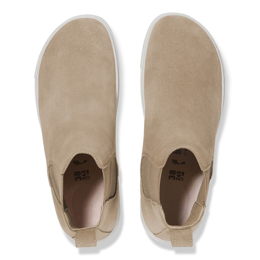 Birkenstock BEND CHELSEA 1028483 Taupe | Suède Largeur Étroite - Boutique du Cordonnier