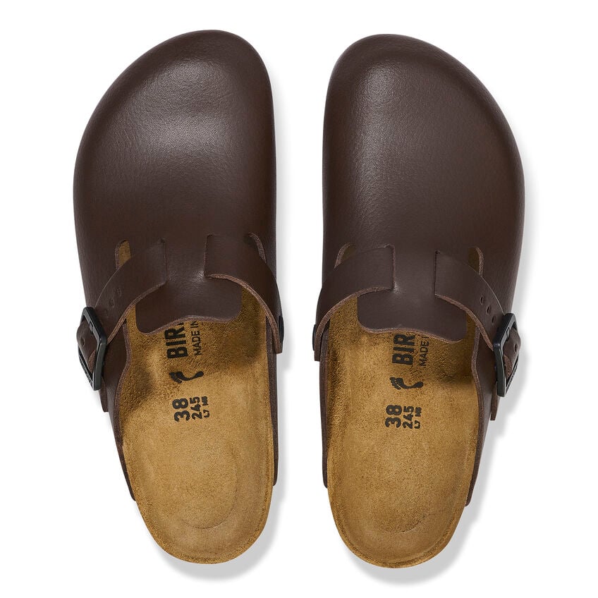 Birkenstock BOSTON PRO 1026187 Soft Java | Cuir Largeur Régulière Sabots professionnels antidérapants - Boutique du Cordonnier