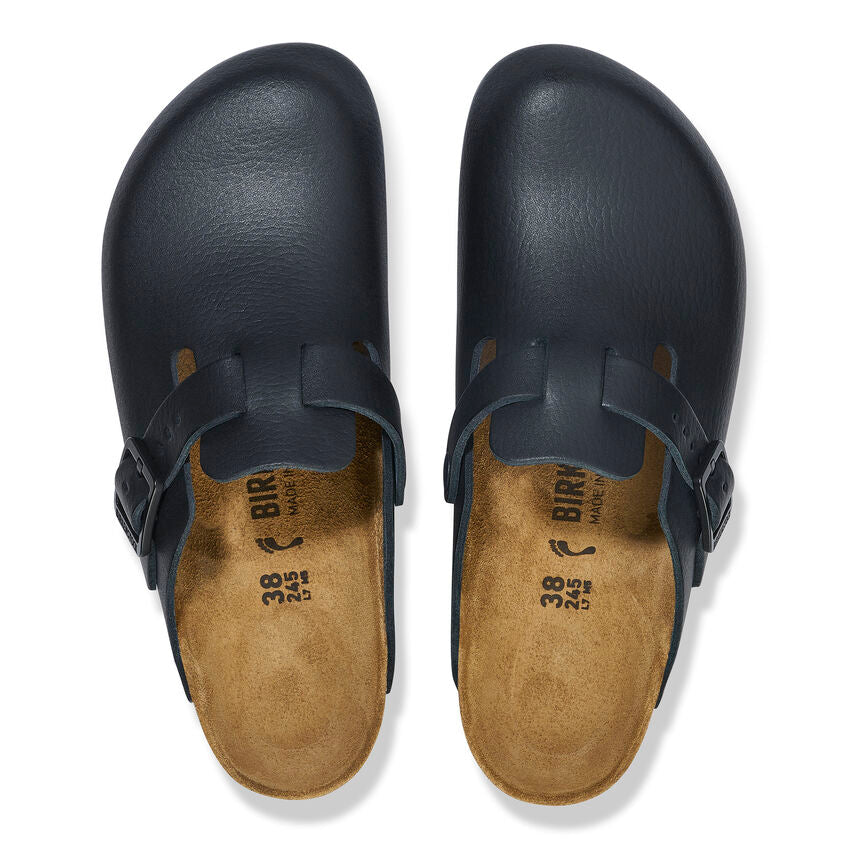 Birkenstock BOSTON PRO 1026222 Noir | Cuir Largeur Étroite  Sabots professionnels antidérapants - Boutique du Cordonnier