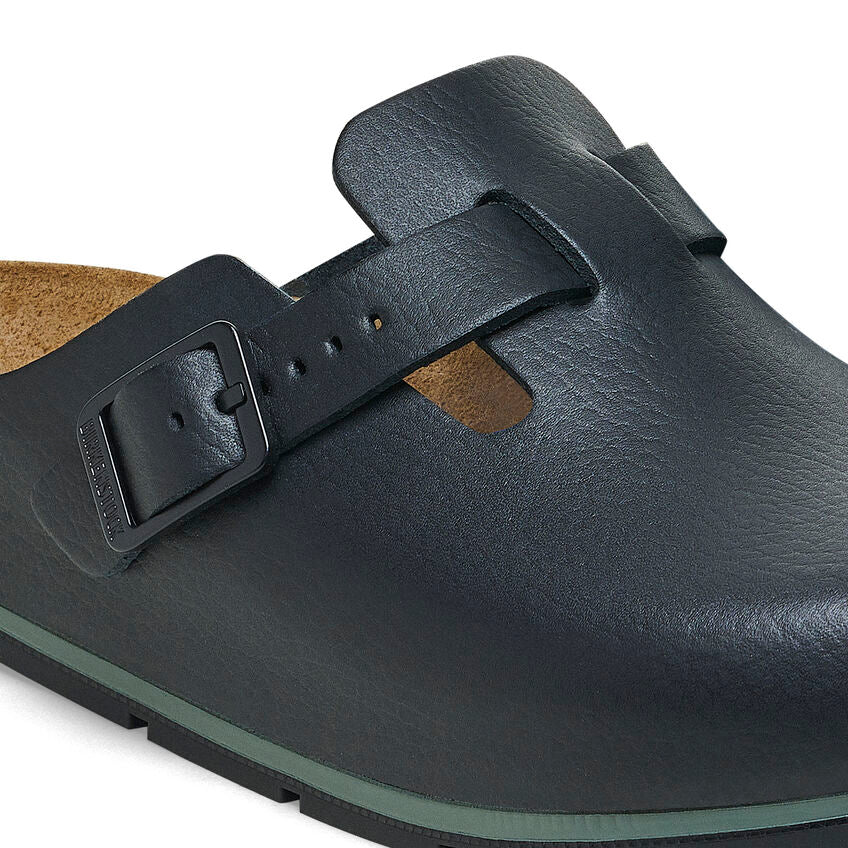 Birkenstock BOSTON PRO 1026222 Noir | Cuir Largeur Étroite  Sabots professionnels antidérapants - Boutique du Cordonnier