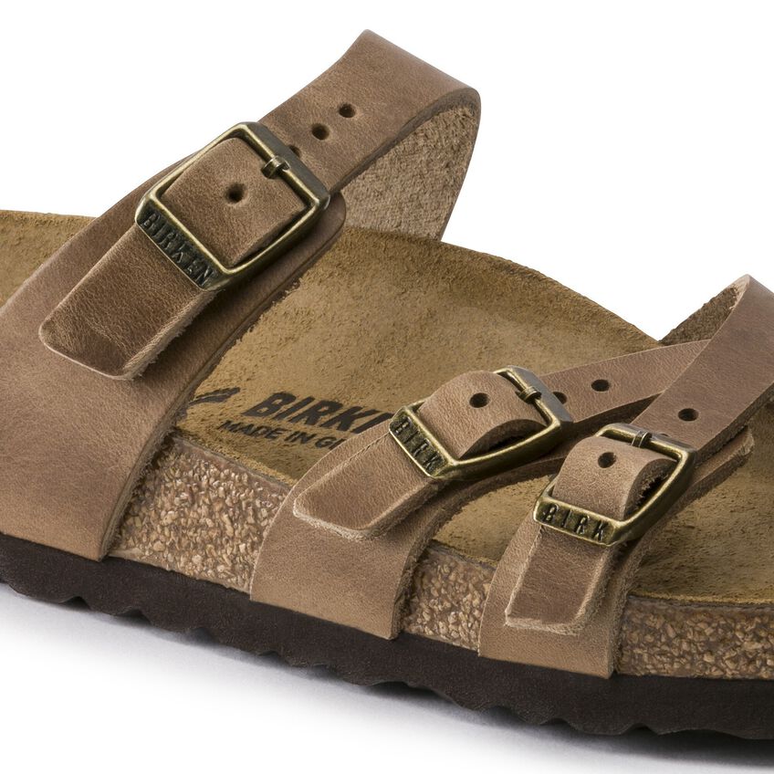 Birkenstock FRANCA 1015930 Tobacco | Cuir Largeur Régulière - Boutique du Cordonnier