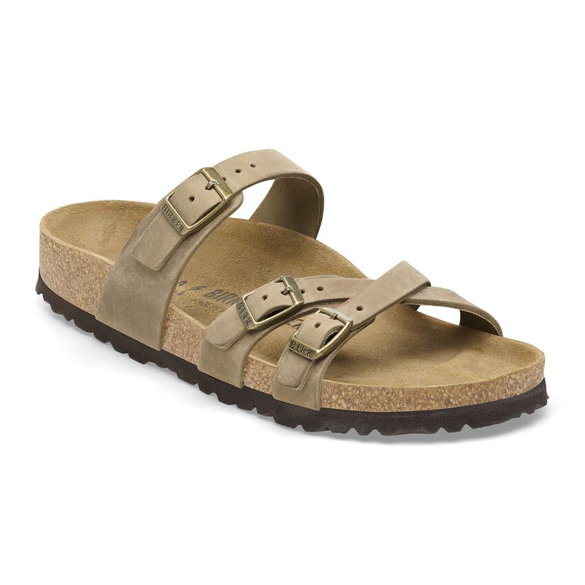 Birkenstock FRANCA 1015930 Tobacco | Cuir Largeur Régulière - Boutique du Cordonnier