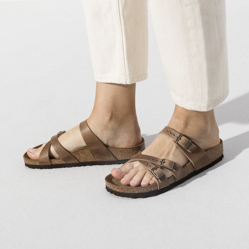 Birkenstock FRANCA 1015930 Tobacco | Cuir Largeur Régulière - Boutique du Cordonnier