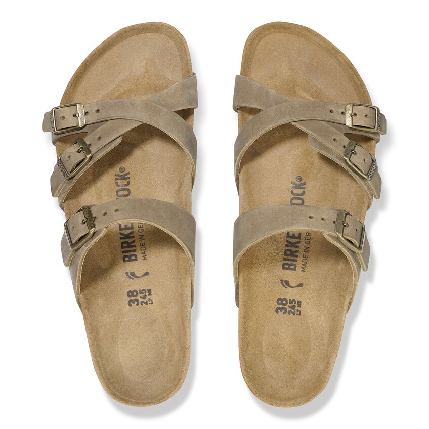 Birkenstock FRANCA 1015930 Tobacco | Cuir Largeur Régulière - Boutique du Cordonnier