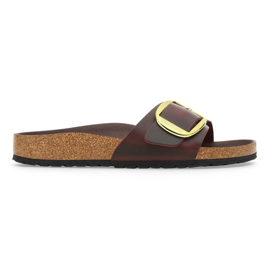 Birkenstock MADRID BIG BUCKLE 1028031 Zinfandel | Cuir Largeur Étroite - Boutique du Cordonnier