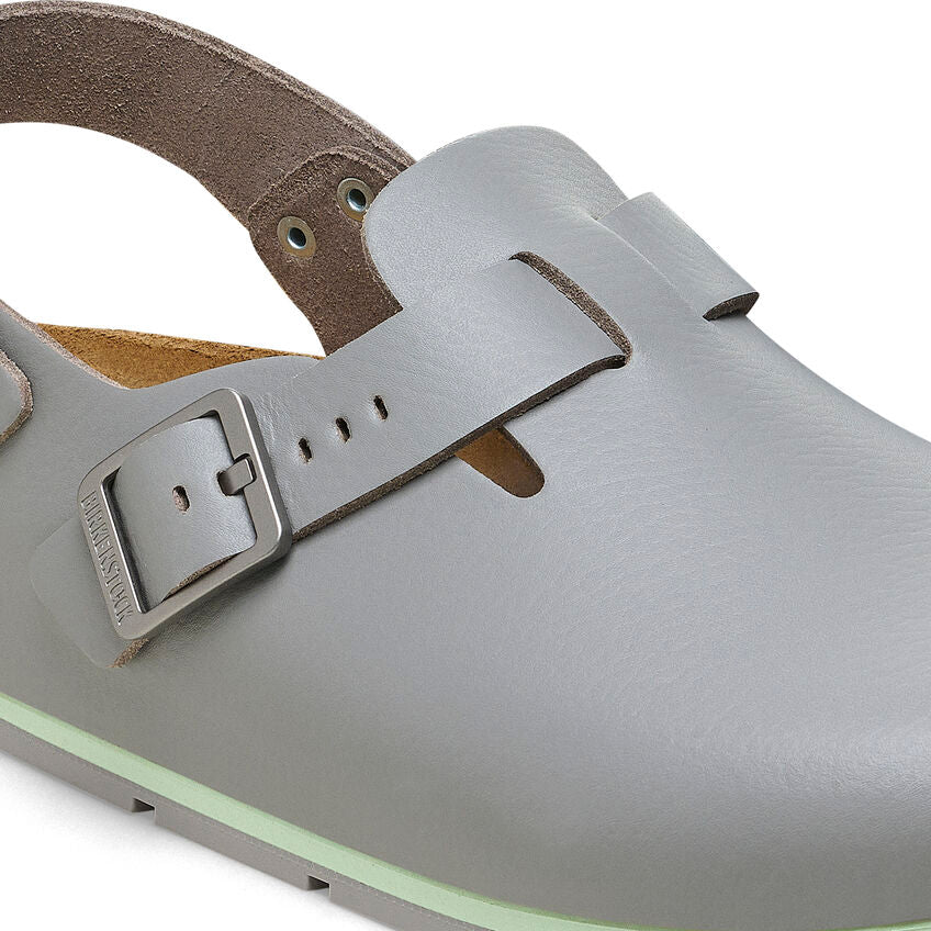 Birkenstock TOKIO PRO 1026055 Gun Metal | Cuir Largeur Régulière Antidérapant - Boutique du Cordonnier