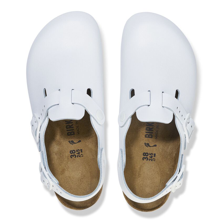 Birkenstock TOKIO PRO 1026186 Blanc | Cuir Largeur Étroite - Antidérapant - Boutique du Cordonnier