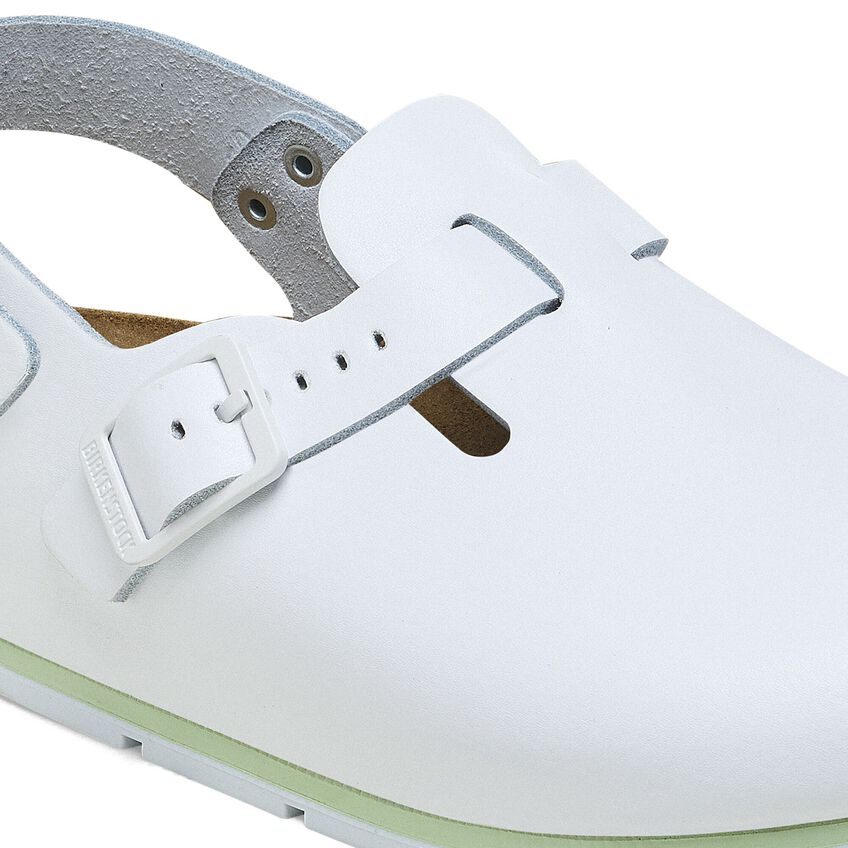 Birkenstock TOKIO PRO 1026186 Blanc | Cuir Largeur Étroite - Antidérapant - Boutique du Cordonnier