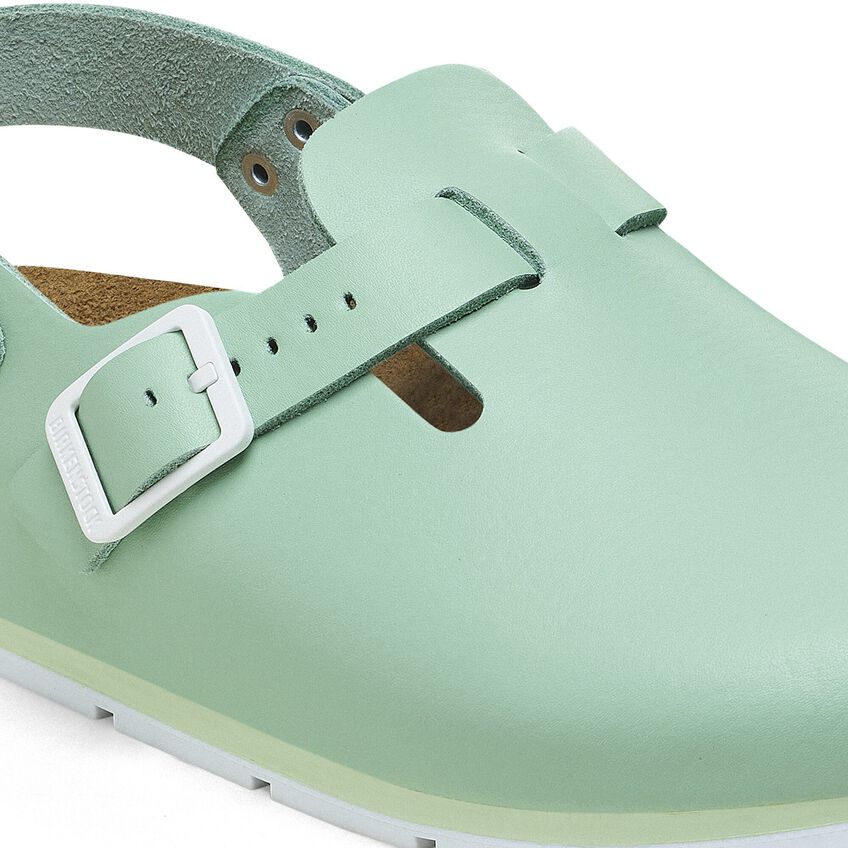 Birkenstock TOKIO PRO 1026221 Matcha | Cuir Largeur Étroite - Antidérapant - Boutique du Cordonnier