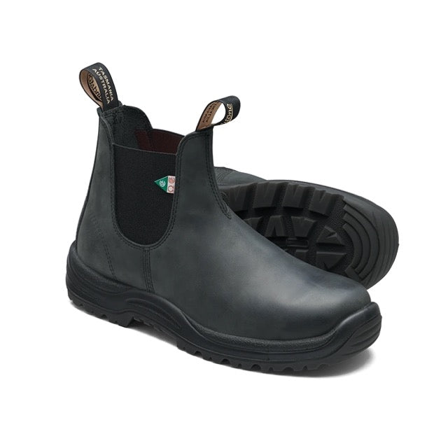 Blundstone #181 Rustic Black | Cap d'acier Semelle antiperforation sans métal - Boutique du Cordonnier