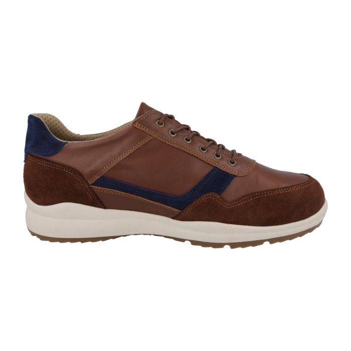 DB Shoes BENEDICT 80240T Tan/Navy - Boutique du Cordonnier