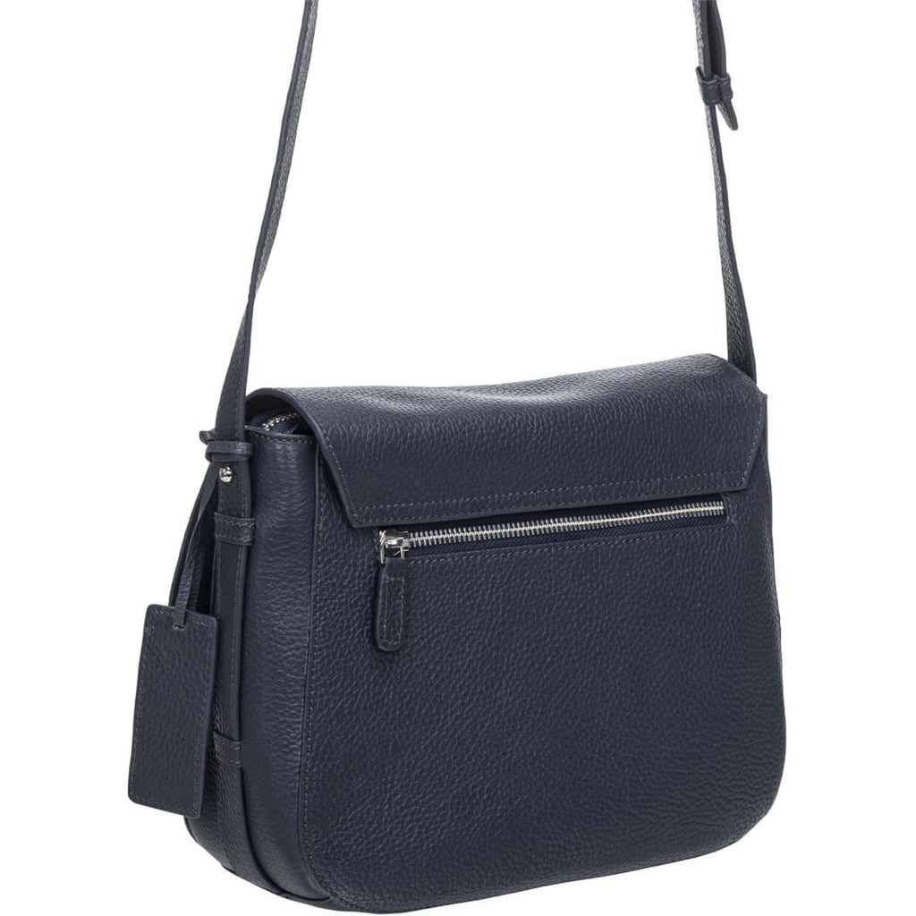 Mancini Pebbled Sac à bandoulière porté croisé Amy HBP1061 | Cuir - Boutique du Cordonnier