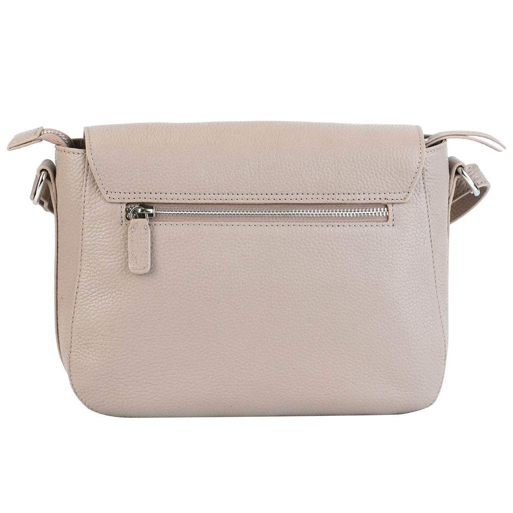 Mancini Pebbled Sac à bandoulière porté croisé Amy HBP1061 | Cuir - Boutique du Cordonnier