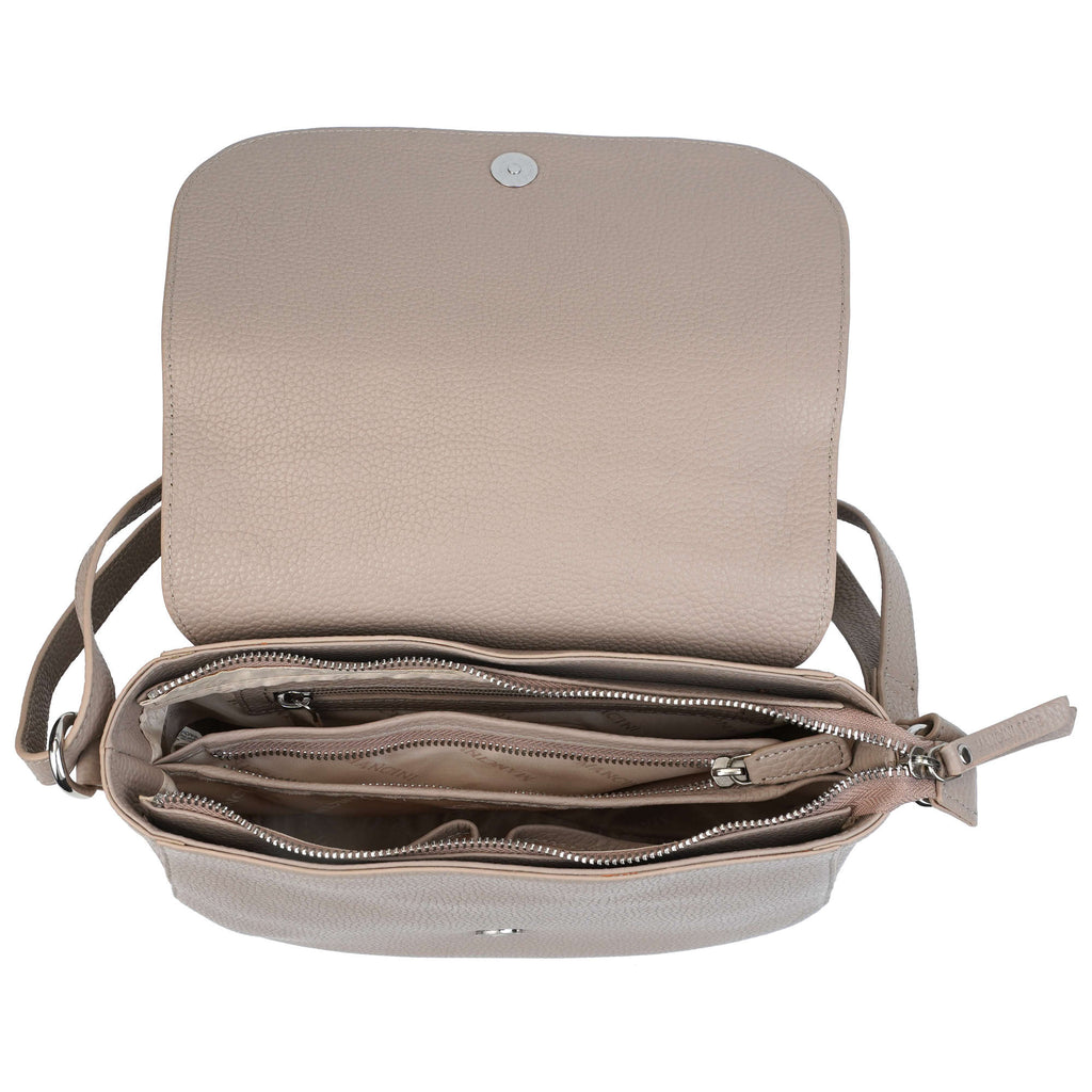 Mancini Pebbled Sac à bandoulière porté croisé Amy HBP1061 | Cuir - Boutique du Cordonnier