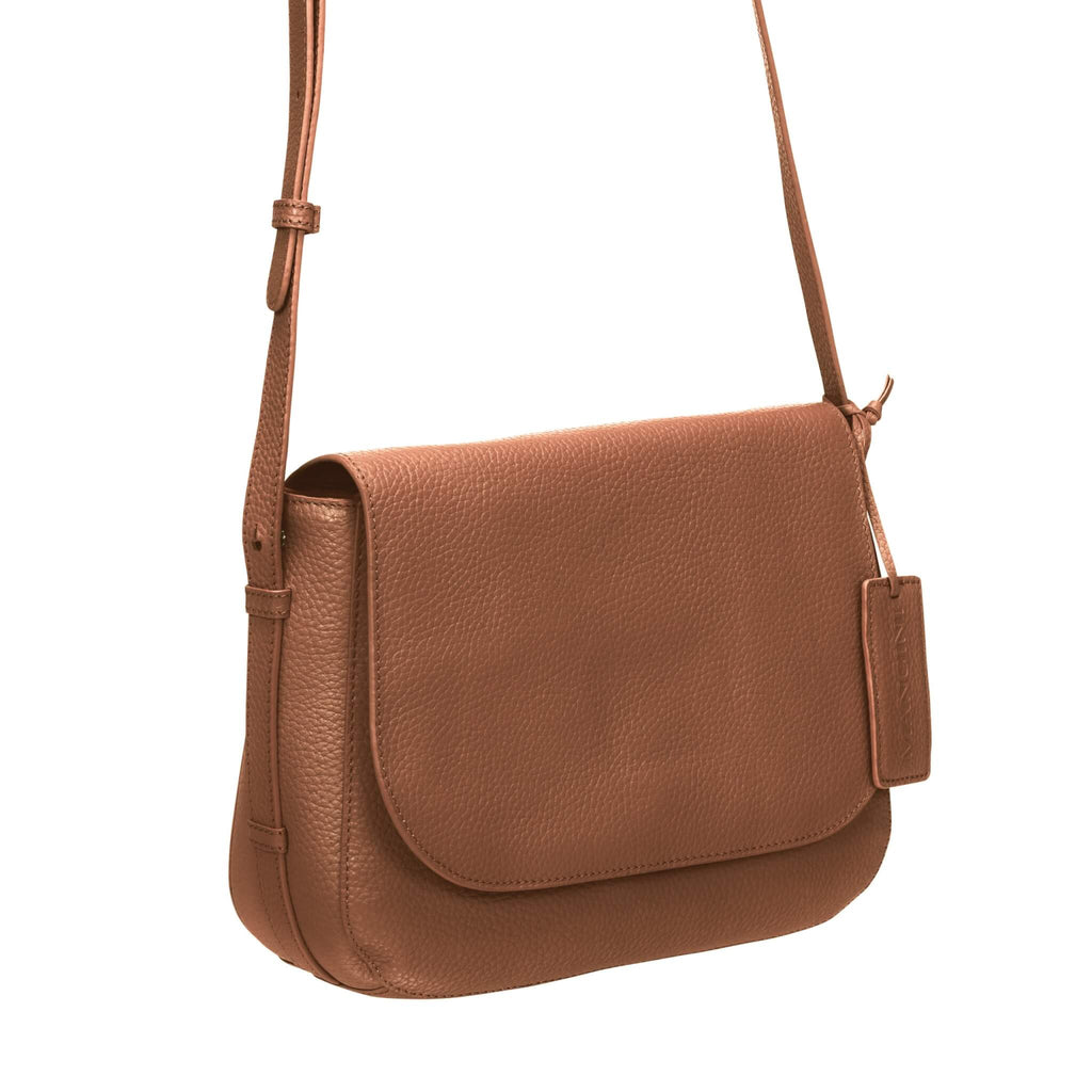 Mancini Pebbled Sac à bandoulière porté croisé Amy HBP1061 | Cuir - Boutique du Cordonnier