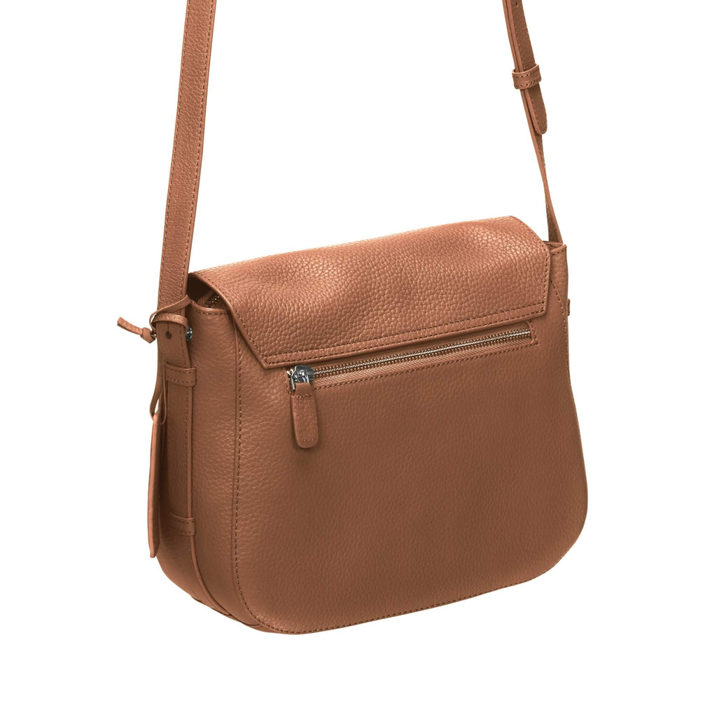 Mancini Pebbled Sac à bandoulière porté croisé Amy HBP1061 | Cuir - Boutique du Cordonnier