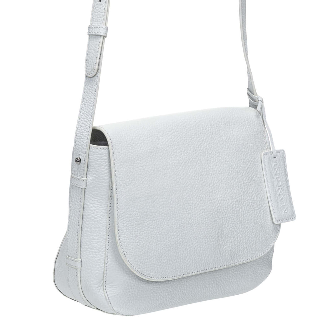 Mancini Pebbled Sac à bandoulière porté croisé Amy HBP1061 | Cuir - Boutique du Cordonnier