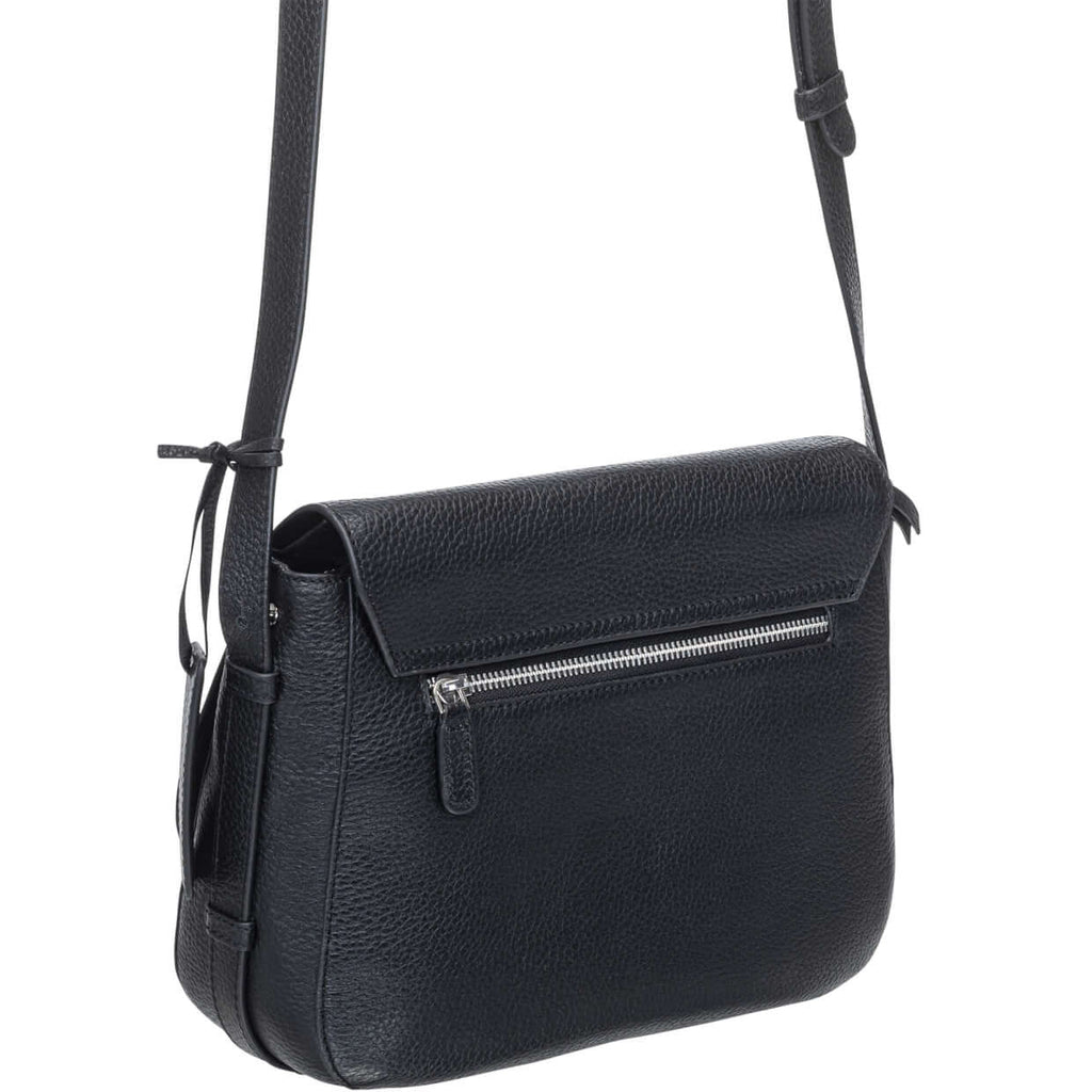 Mancini Pebbled Sac à bandoulière porté croisé Amy HBP1061 | Cuir - Boutique du Cordonnier