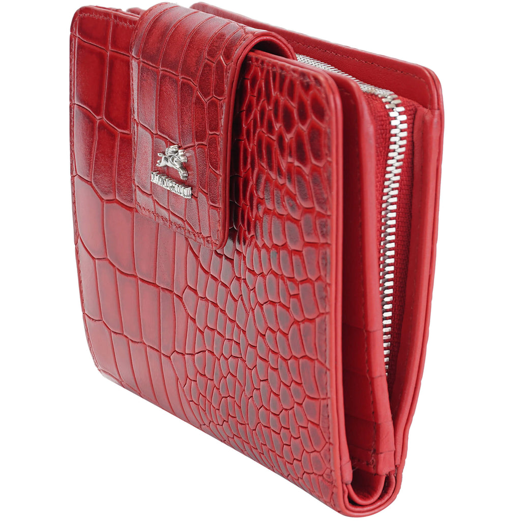 Mancini Portefeuille d’embrayage moyen Croco2 RFID 6900371 | Cuir - Boutique du Cordonnier