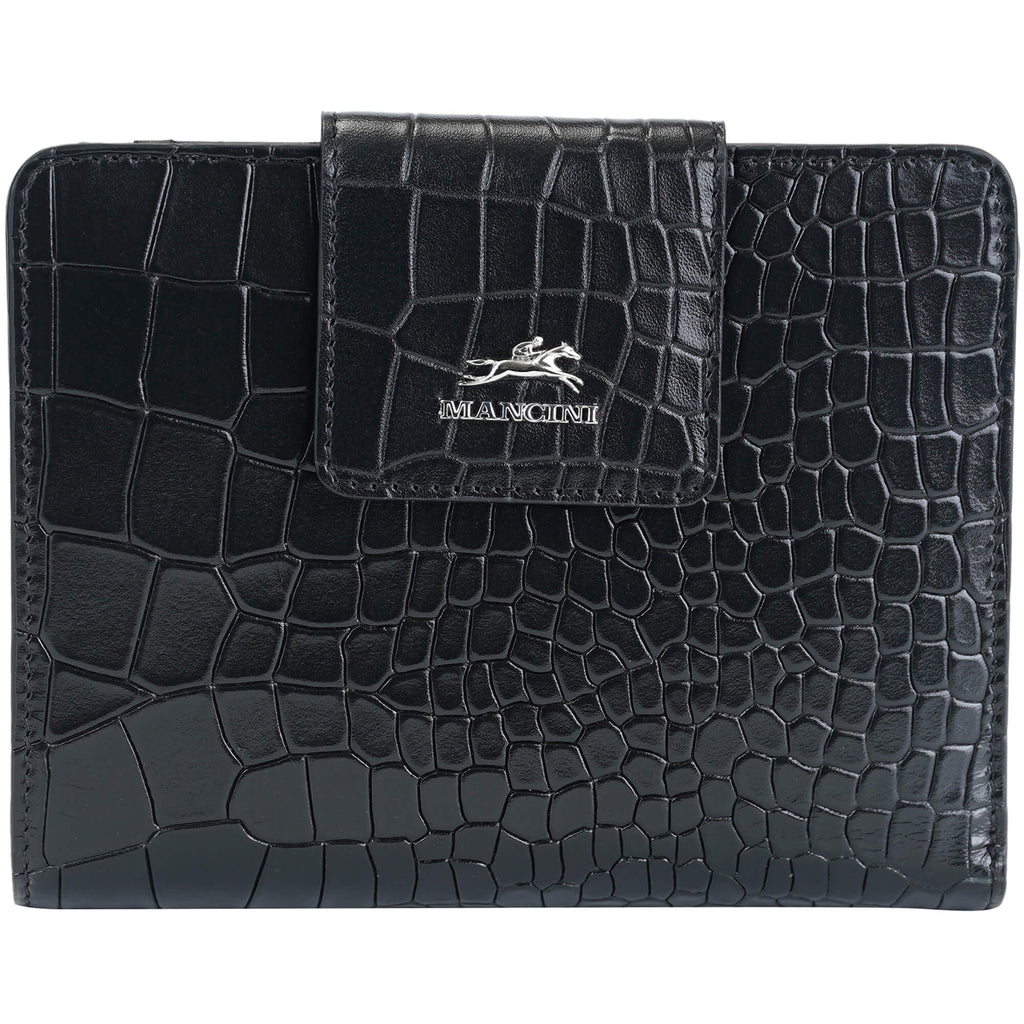 Mancini Portefeuille d’embrayage moyen Croco2 RFID 6900371 | Cuir - Boutique du Cordonnier