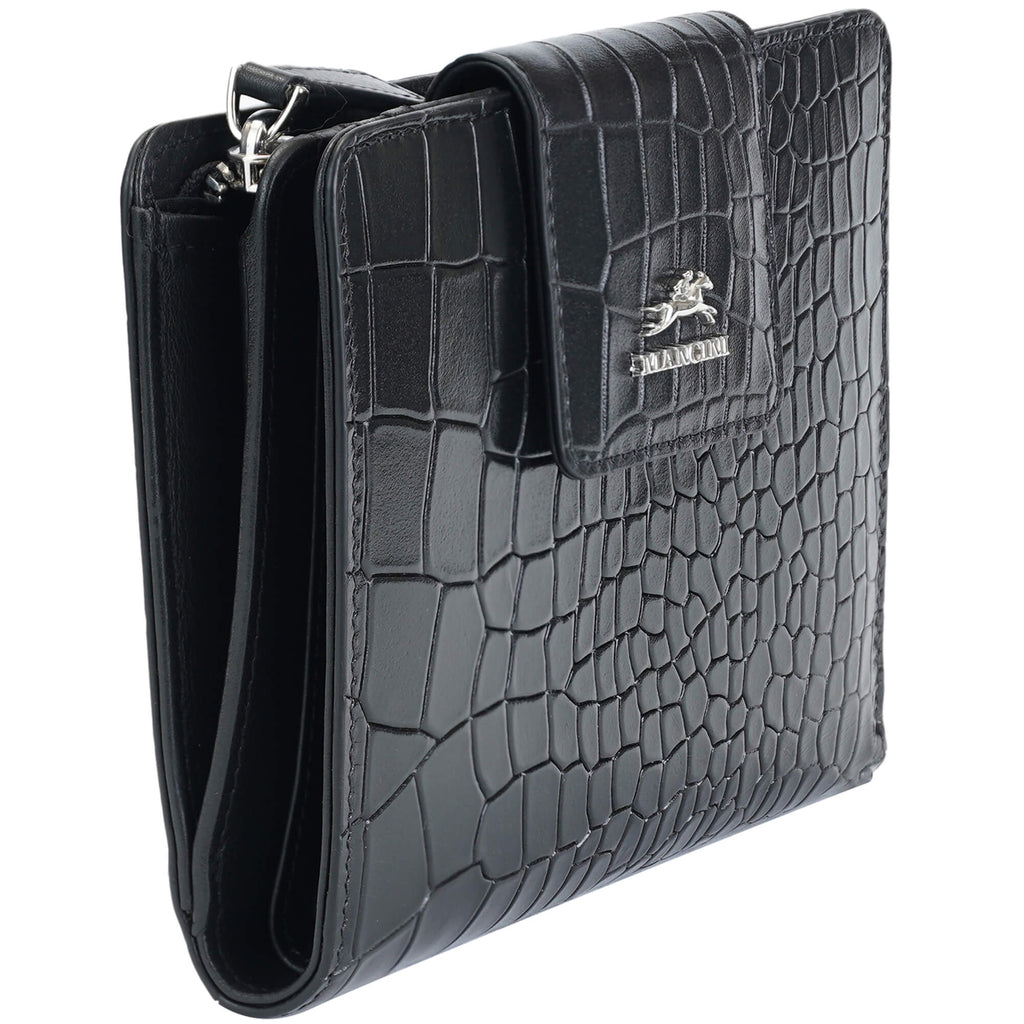 Mancini Portefeuille d’embrayage moyen Croco2 RFID 6900371 | Cuir - Boutique du Cordonnier