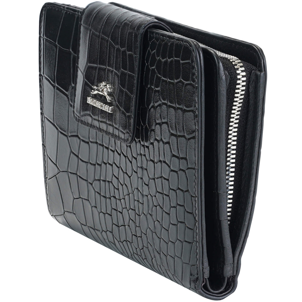 Mancini Portefeuille d’embrayage moyen Croco2 RFID 6900371 | Cuir - Boutique du Cordonnier