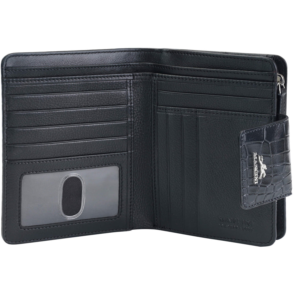 Mancini Portefeuille d’embrayage moyen Croco2 RFID 6900371 | Cuir - Boutique du Cordonnier