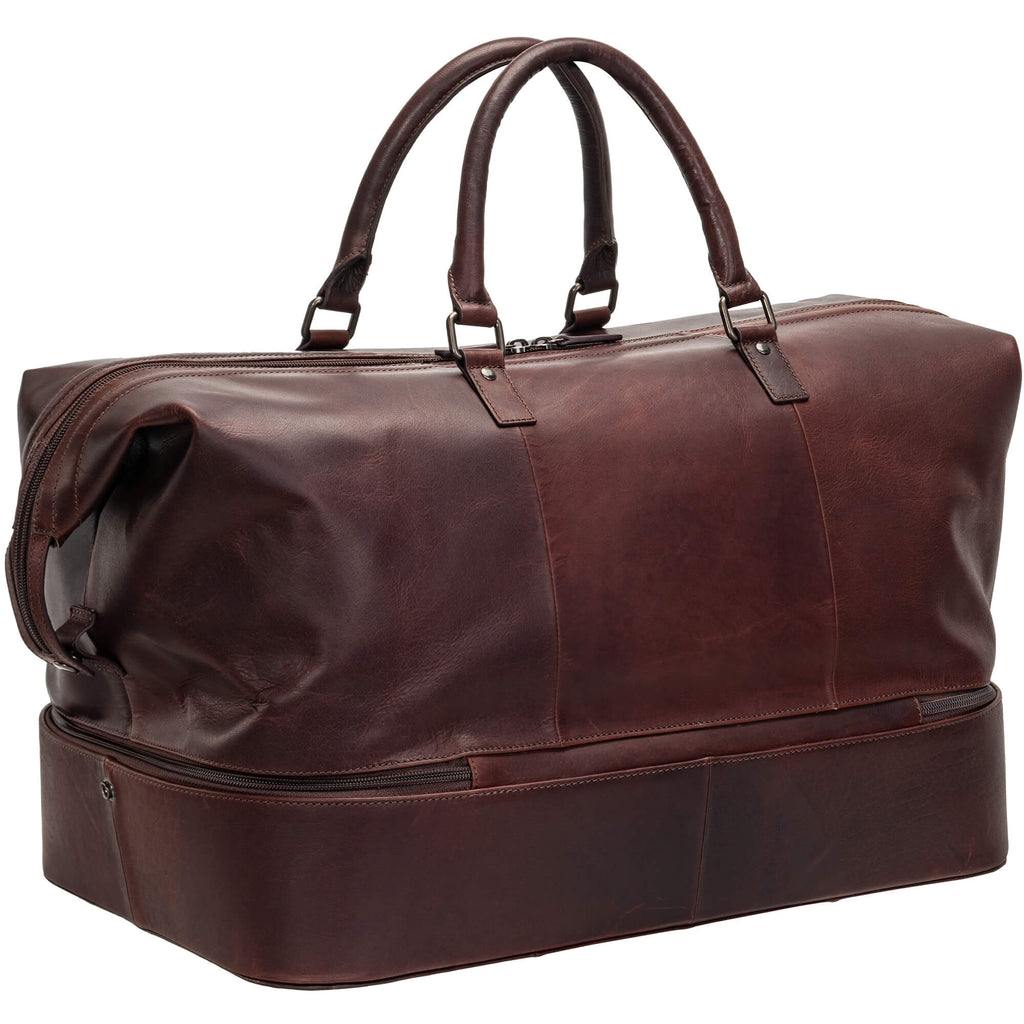 Mancini Sac de voyage à deux compartiments Buffalo 99-54807 | Cuir  - Boutique du Cordonnier