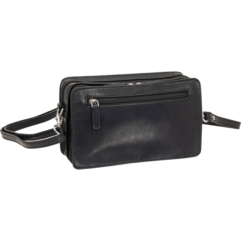 Mancini Sac unisex avec organisateur zippée 99-5409 | Cuir - Boutique du Cordonnier