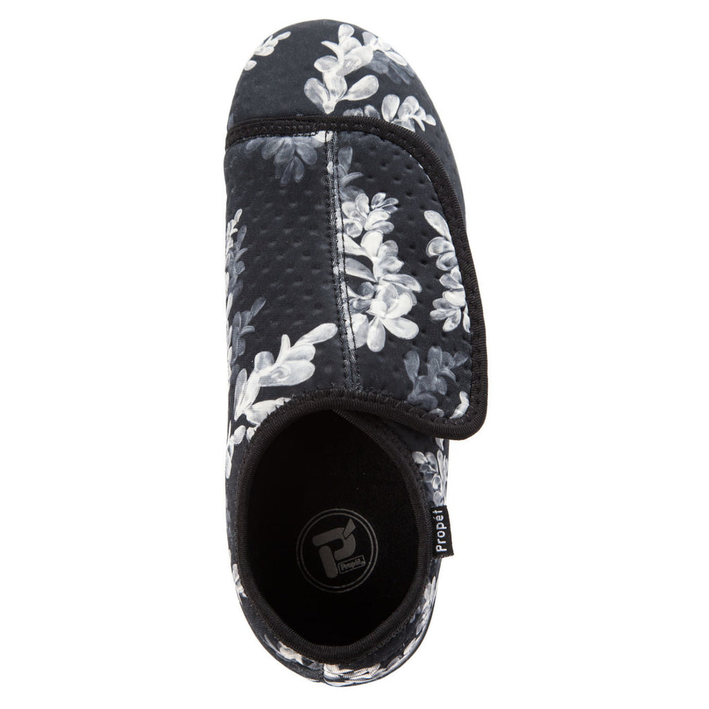 Propét CUSH N FOOT W0206 Black Floral - Boutique du Cordonnier