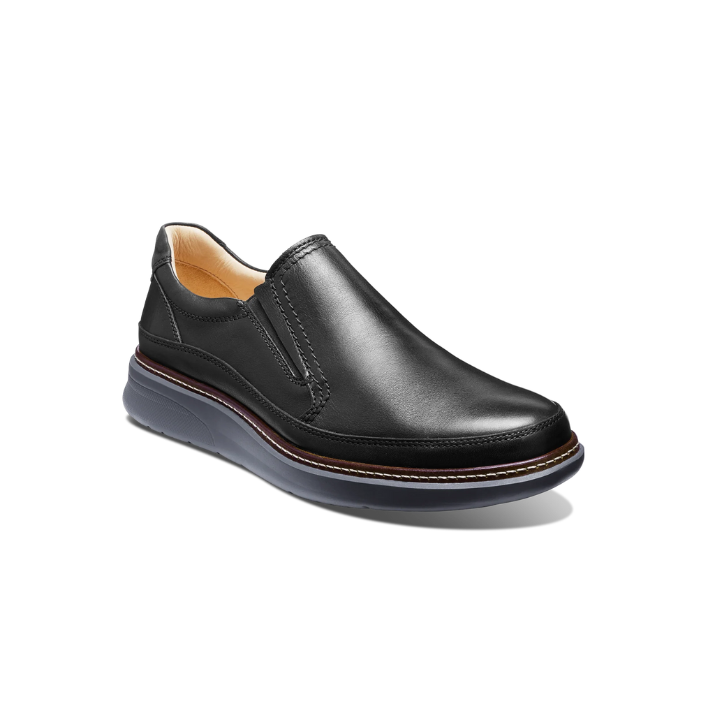 Samuel Hubbard RAFAEL SLIP ON M2166-048 Cuir Noir - Boutique du Cordonnier