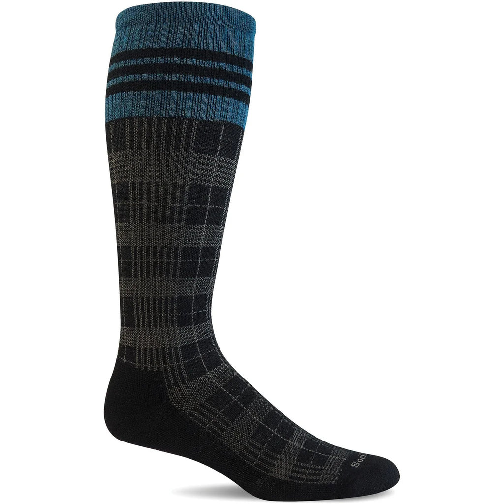 Sockwell Tartan SW119M Noir 900 | Compression Graduée Ferme 20-30mmHG - Boutique du Cordonnier