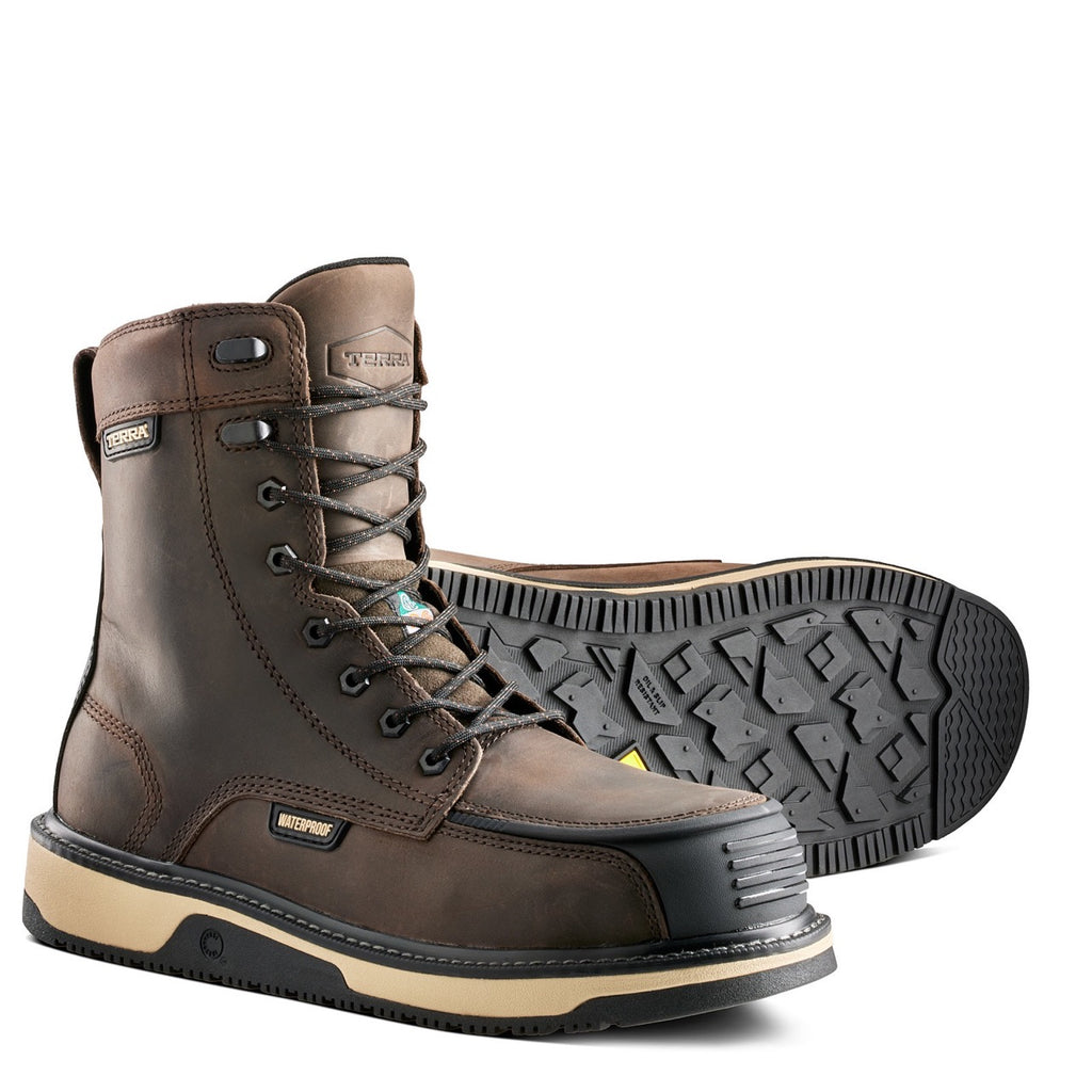 Terra Footwear 8" IRONSTONE 839FDB Brown - Boutique du Cordonnier