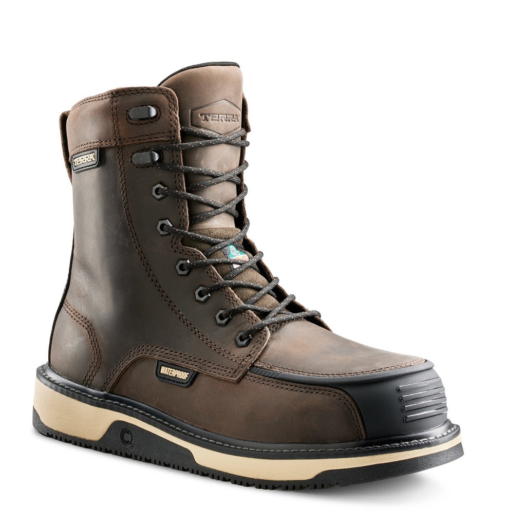 Terra Footwear 8" IRONSTONE 839FDB Brown - Boutique du Cordonnier