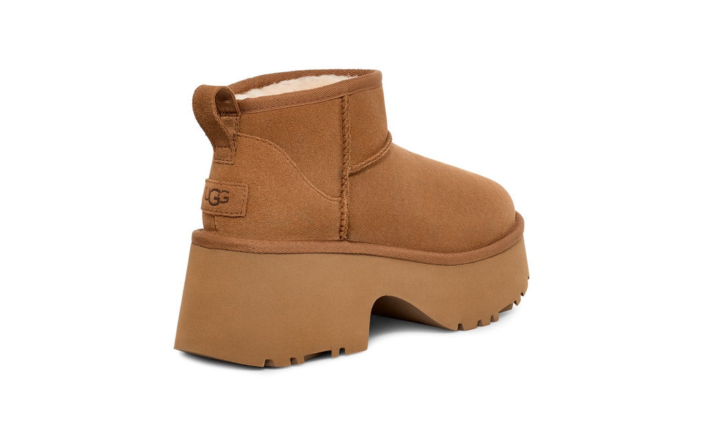 UGG Classic Ultra Mini New Heights 1158311 Chestnut - Boutique du Cordonnier