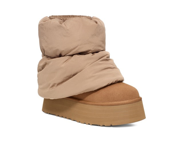 UGG Classic Mini Dipper Puffer 1158275 Amphora/Chestnut - Boutique du Cordonnier