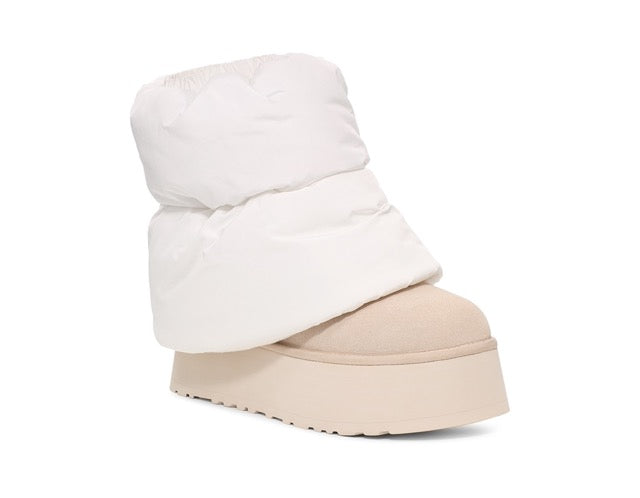 UGG Classic Mini Dipper Puffer 1158275 Blanc/Ceramic - Boutique du Cordonnier