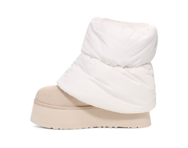 UGG Classic Mini Dipper Puffer 1158275 Blanc/Ceramic - Boutique du Cordonnier