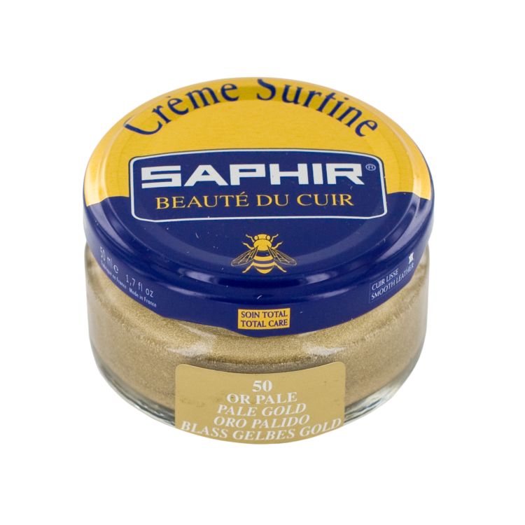 Cirage Saphir crème surfine 50ml bleu marine: Accessoires Chaussures